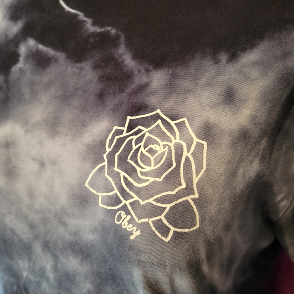 Obey Mira Rosa Cobalt Tie Dye T-Shirt. EUC! Sold Out! Size small - Picture 5 of 8